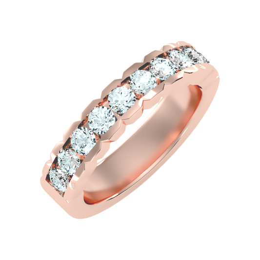 Strand Half Eternity Band - One