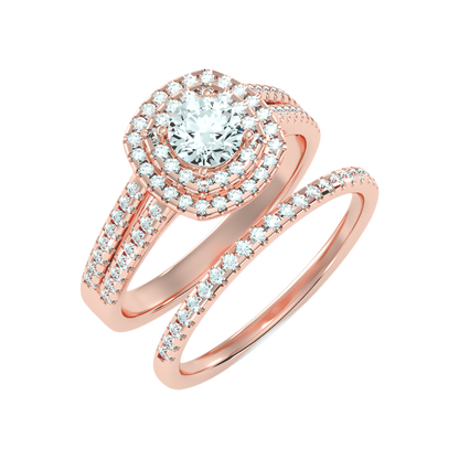 Stream Bridal Ring Set - Eleven