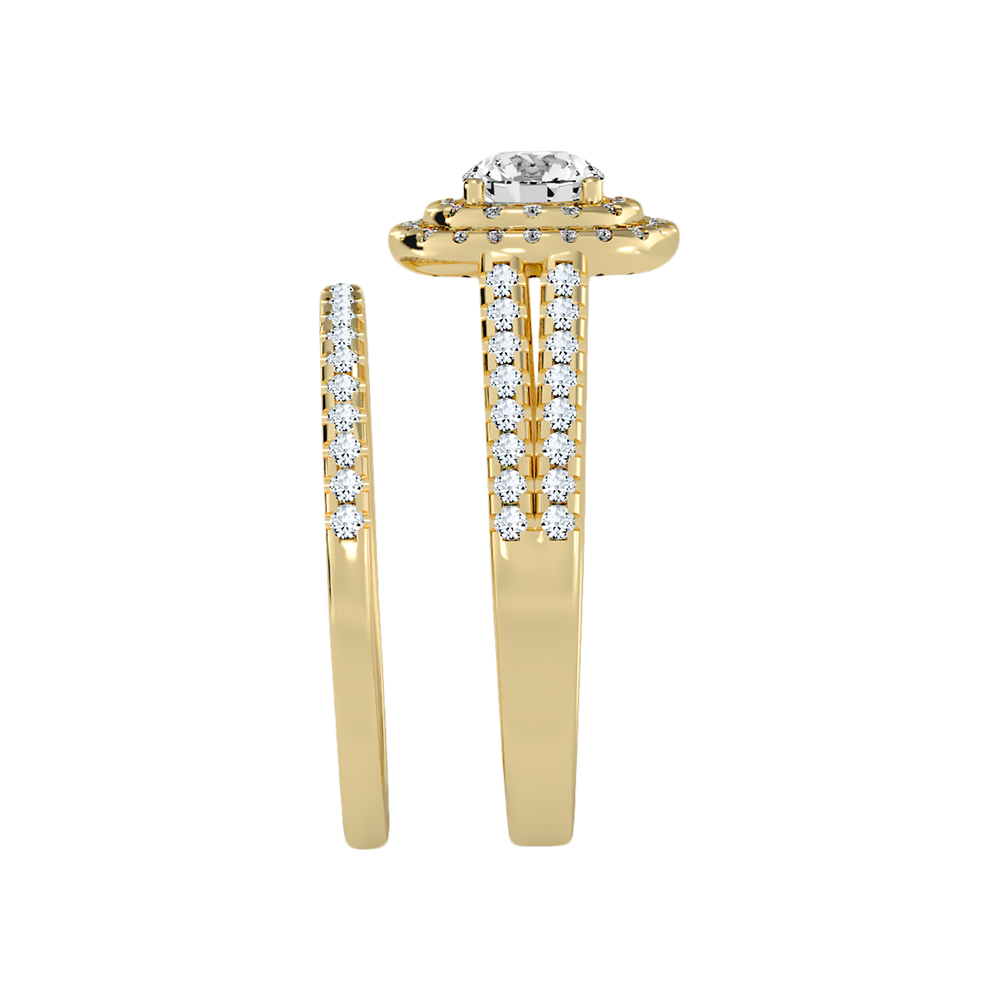 Stream Bridal Ring Set - Two