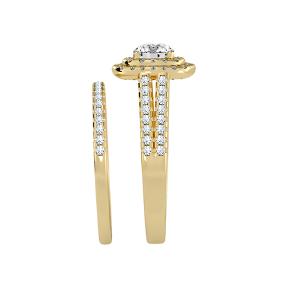 Stream Bridal Ring Set - Two
