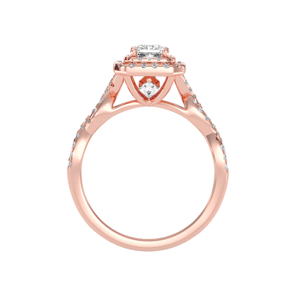 Stuffy Solitaire Ring In 925 Sterling Silver - Two