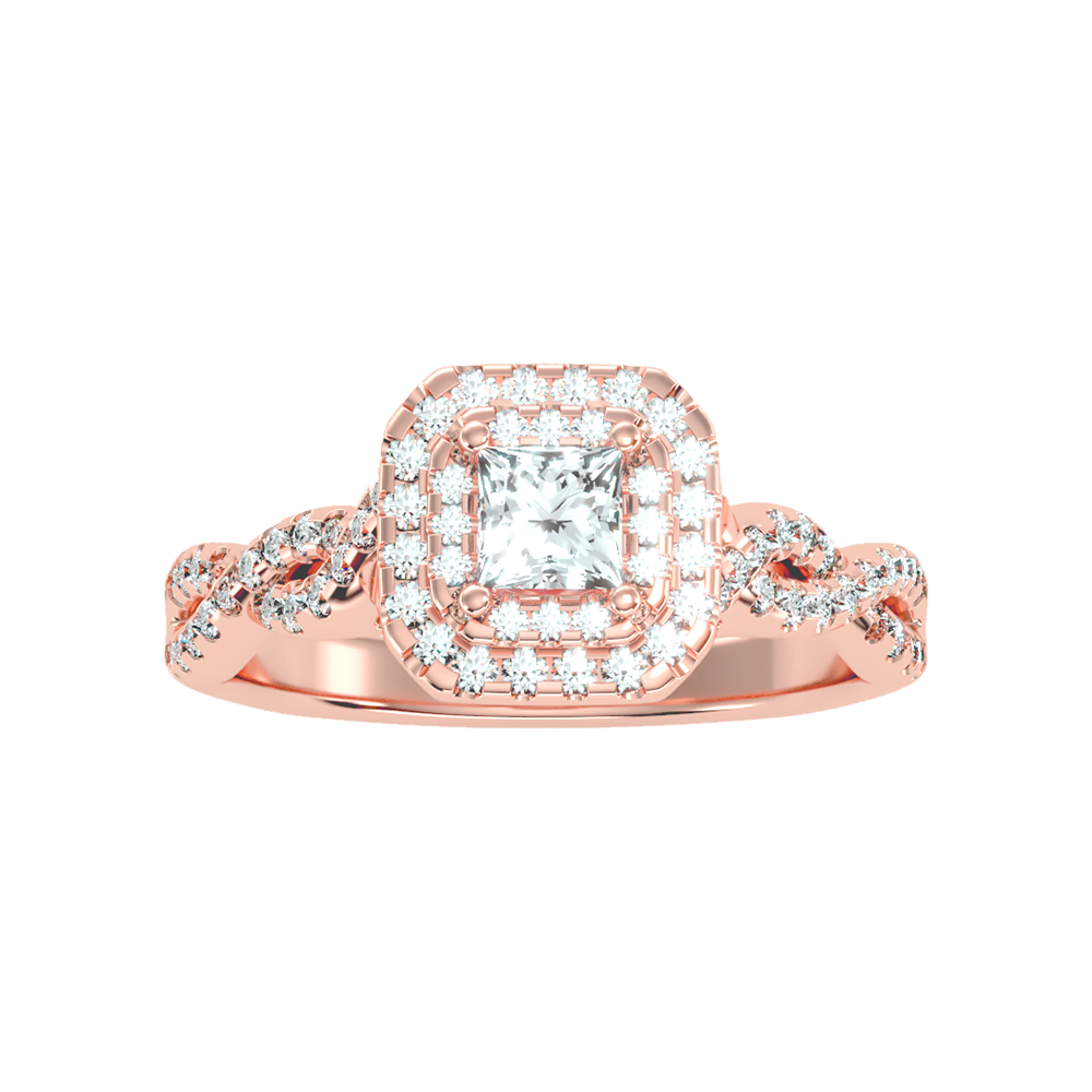 Stuffy Solitaire Ring In 925 Sterling Silver - Three