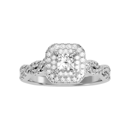 Stuffy Solitaire Ring In 925 Sterling Silver - Six