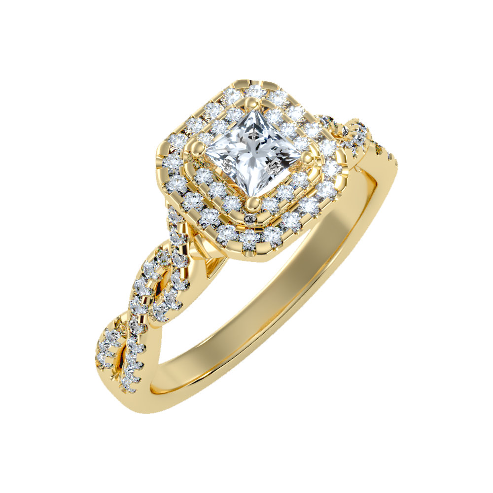 Stuffy Solitaire Ring In 925 Sterling Silver - Nine