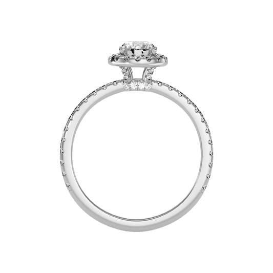 Stunned Solitaire Ring In 925 Sterling Silver - Two