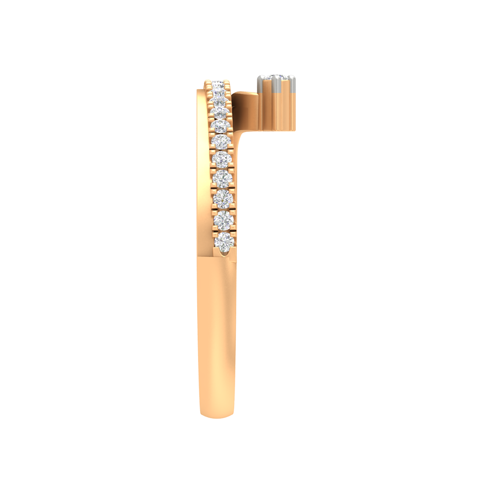 Stunning Diamond Band In 925 Sterling Silver - Eleven