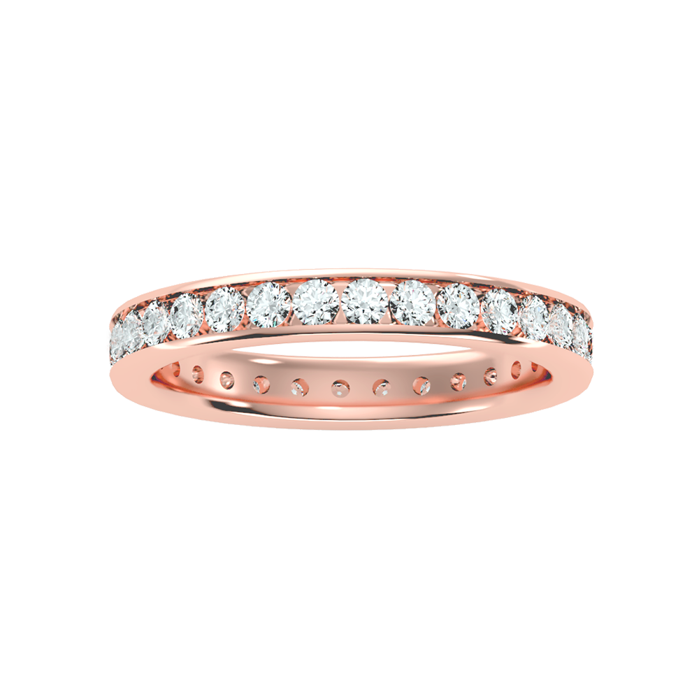 Stunning Eternity Band In 925 Sterling Silver - Ten