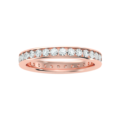 Stunning Eternity Band In 925 Sterling Silver - Ten