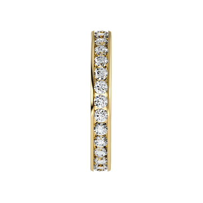 Stunning Eternity Band In 925 Sterling Silver - Three