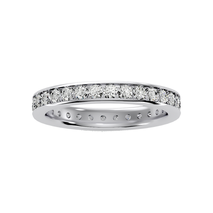Stunning Eternity Band In 925 Sterling Silver - Six