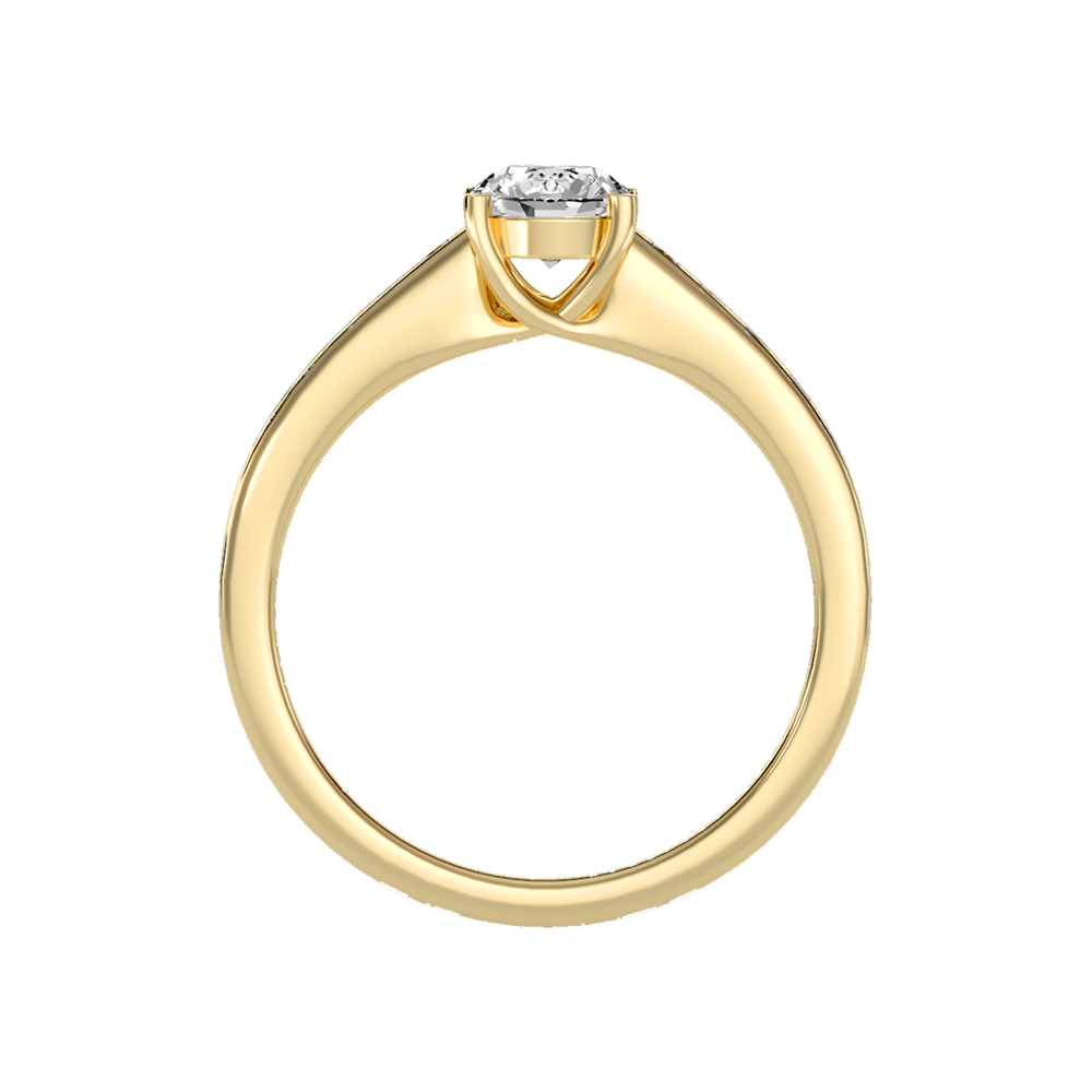 Stunning Solitaire Ring In 925 Sterling Silver - Twelve