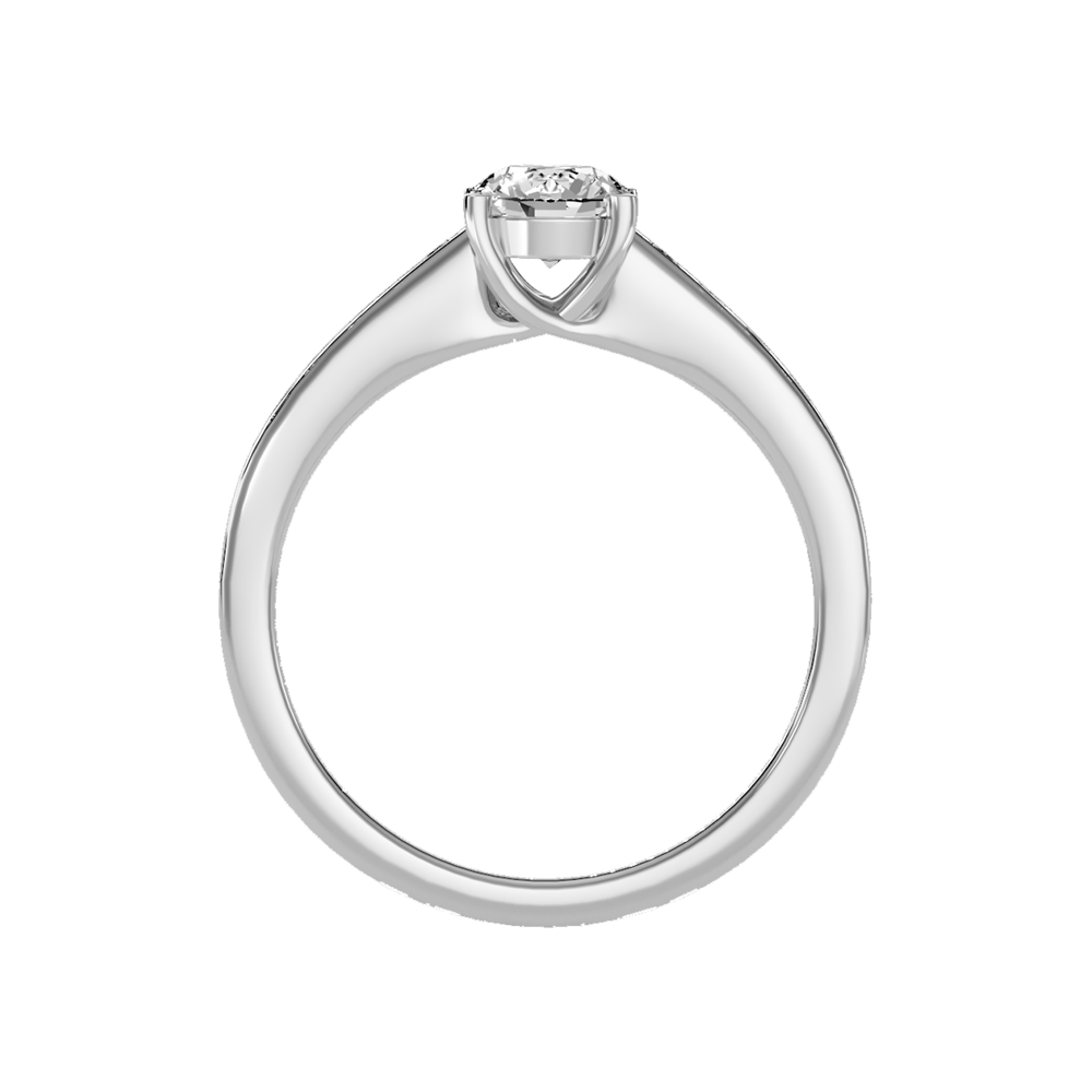 Stunning Solitaire Ring In 925 Sterling Silver - Two