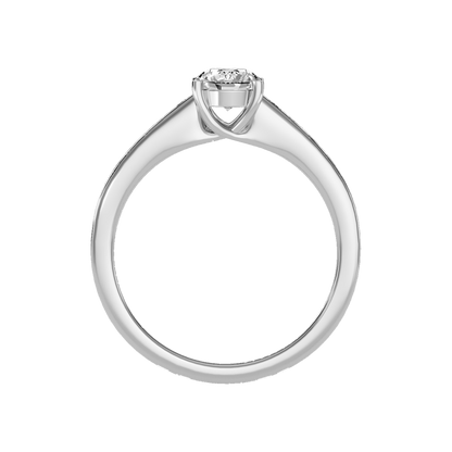 Stunning Solitaire Ring In 925 Sterling Silver - Two