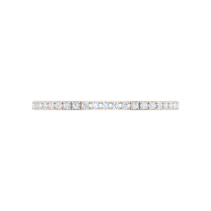 Stupefacente Eternity Ring In 925 Sterling Silver - Six