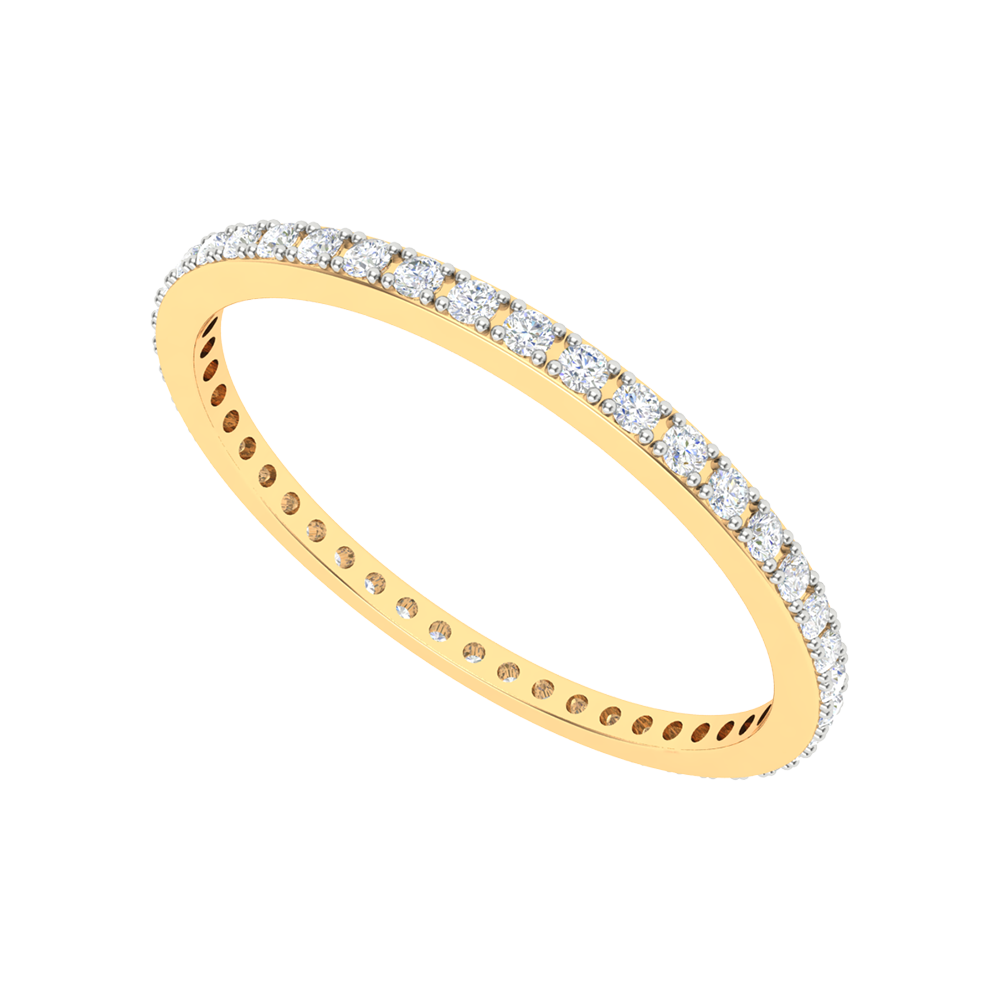 Stupefacente Eternity Ring In 925 Sterling Silver - Nine
