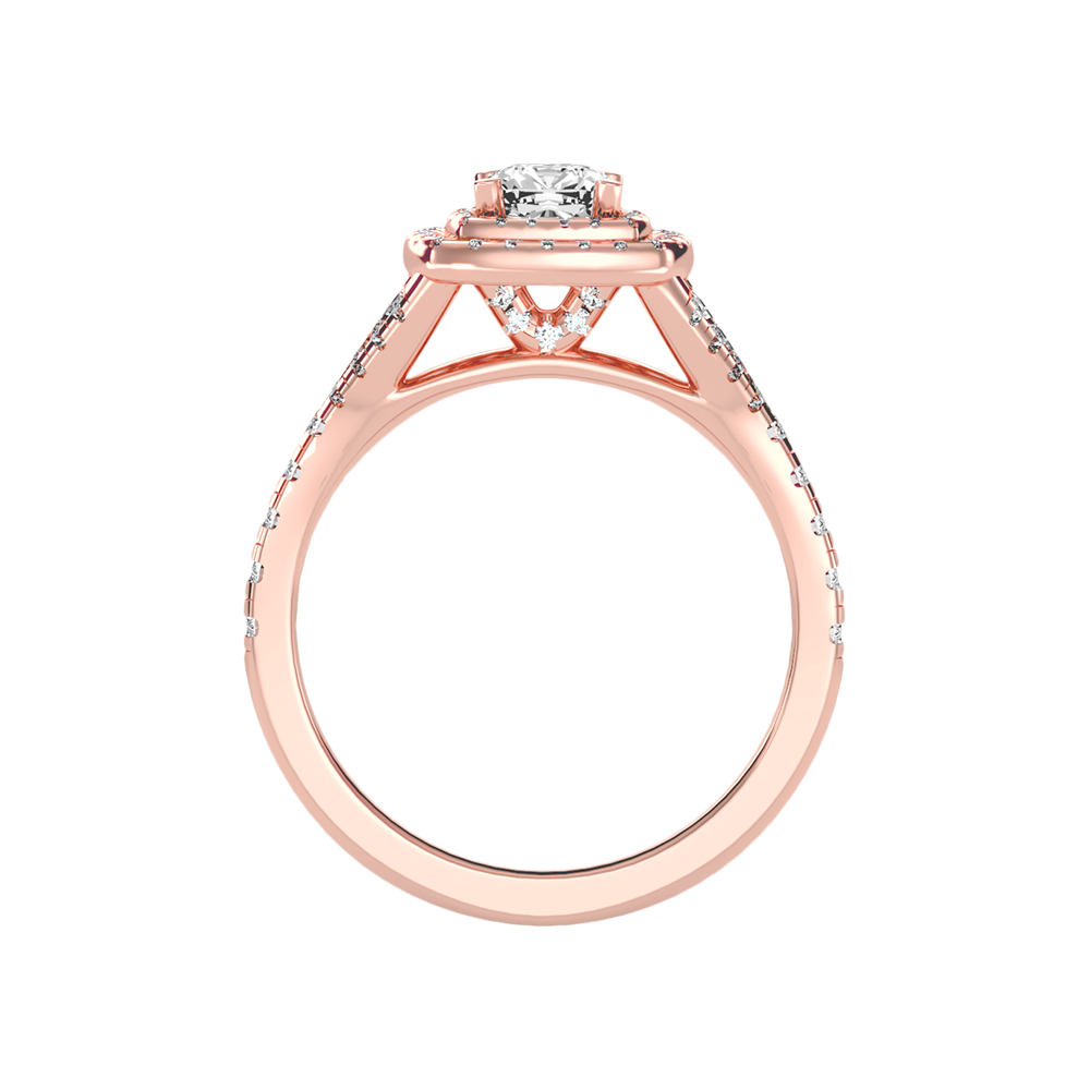 Style Solitaire Ring In 925 Sterling Silver - Ten