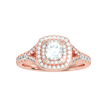 Style Solitaire Ring In 925 Sterling Silver - Eleven