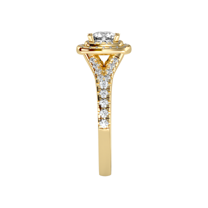 Style Solitaire Ring In 925 Sterling Silver - Four
