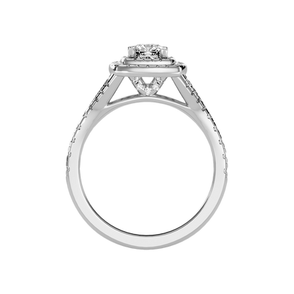 Style Solitaire Ring In 925 Sterling Silver - Eight