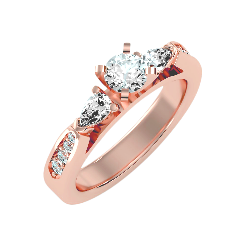 Styliah Solitaire Ring In 925 Sterling Silver - Ten