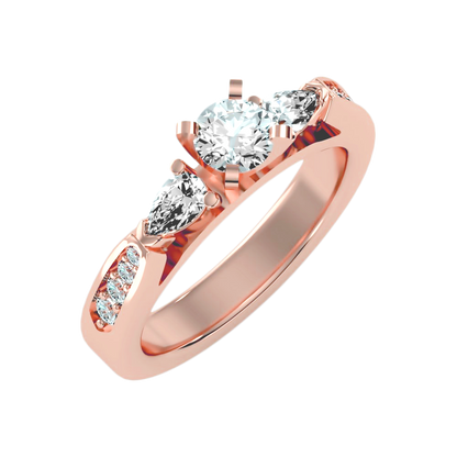 Styliah Solitaire Ring In 925 Sterling Silver - Ten
