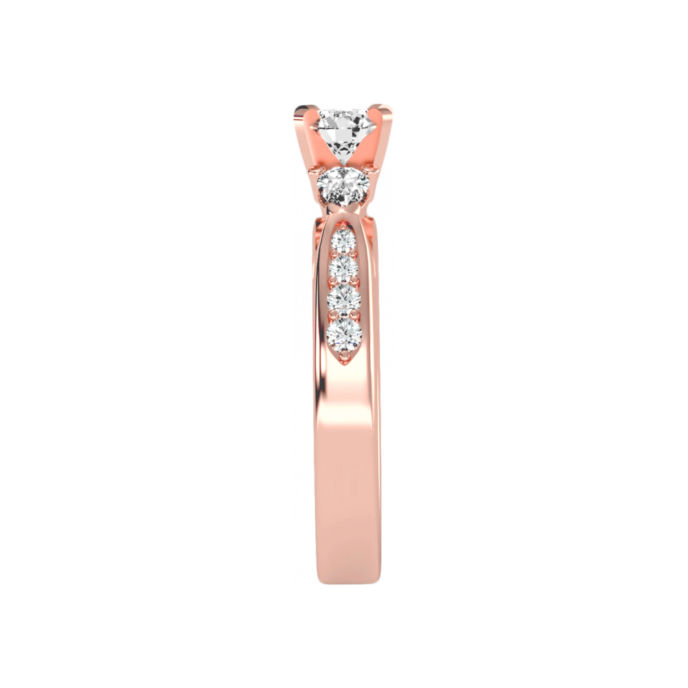 Styliah Solitaire Ring In 925 Sterling Silver - Eleven