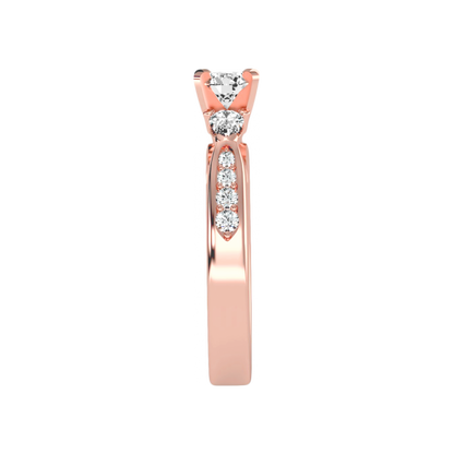 Styliah Solitaire Ring In 925 Sterling Silver - Eleven