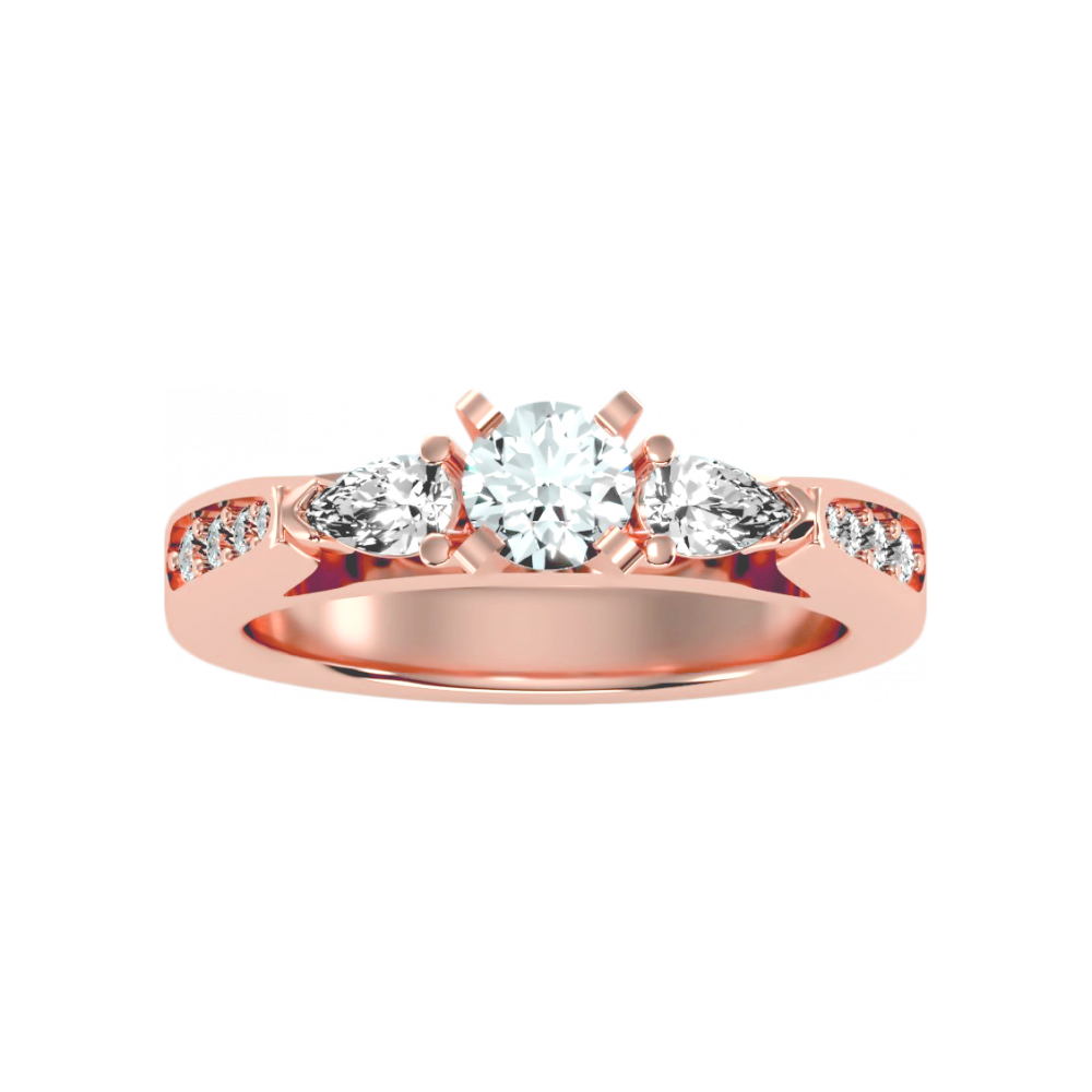 Styliah Solitaire Ring In 925 Sterling Silver - Twelve