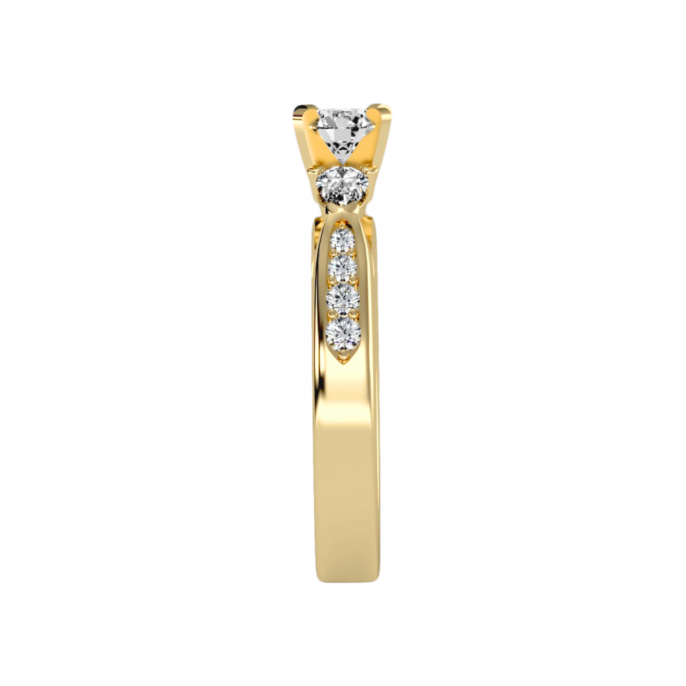 Styliah Solitaire Ring In 925 Sterling Silver - Seven