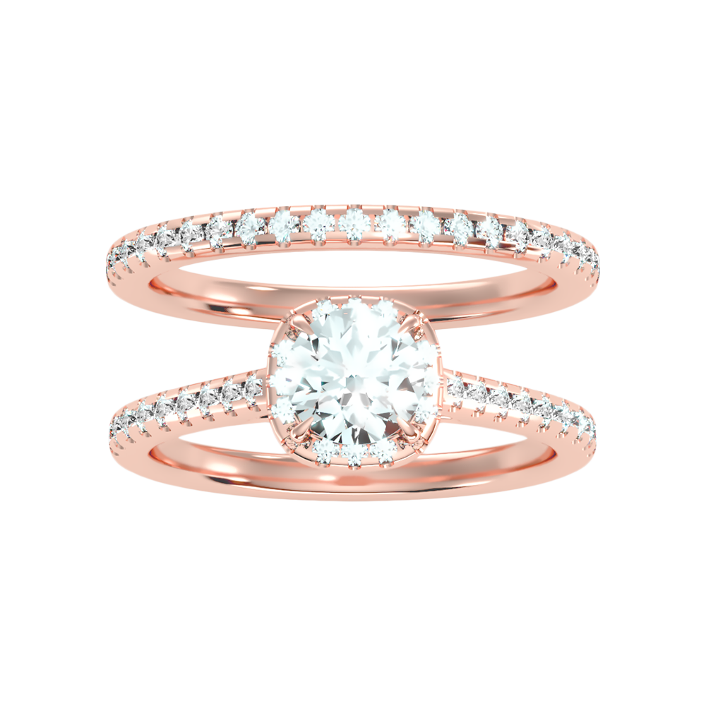 Stylish Bridal Ring Set - Ten