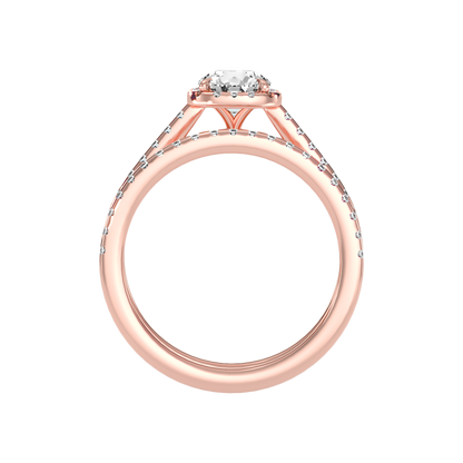 Stylish Bridal Ring Set In 925 Sterling Silver - Eleven