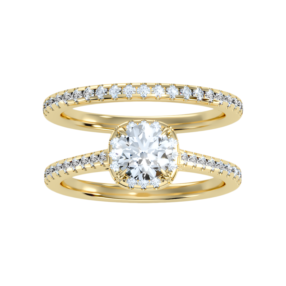 Stylish Bridal Ring Set - Two