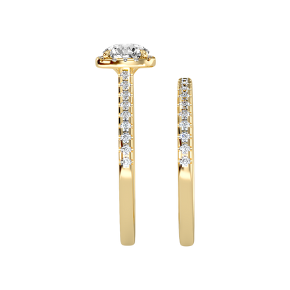Stylish Bridal Ring Set In 925 Sterling Silver - Four
