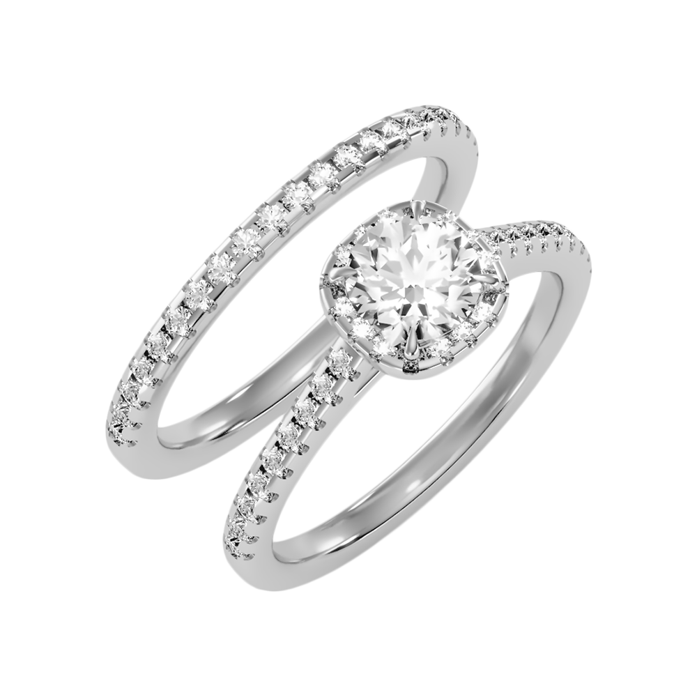 Stylish Bridal Ring Set - Five