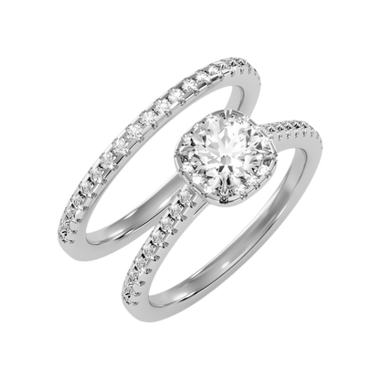 Stylish Bridal Ring Set - Five