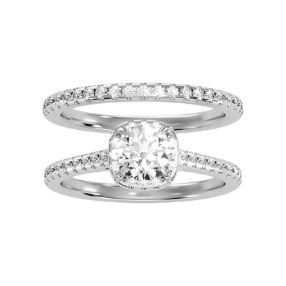 Stylish Bridal Ring Set In 925 Sterling Silver - Six