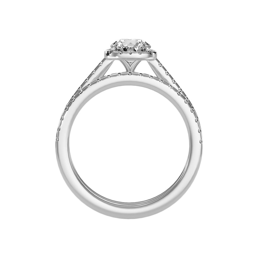 Stylish Bridal Ring Set In 925 Sterling Silver - Eight