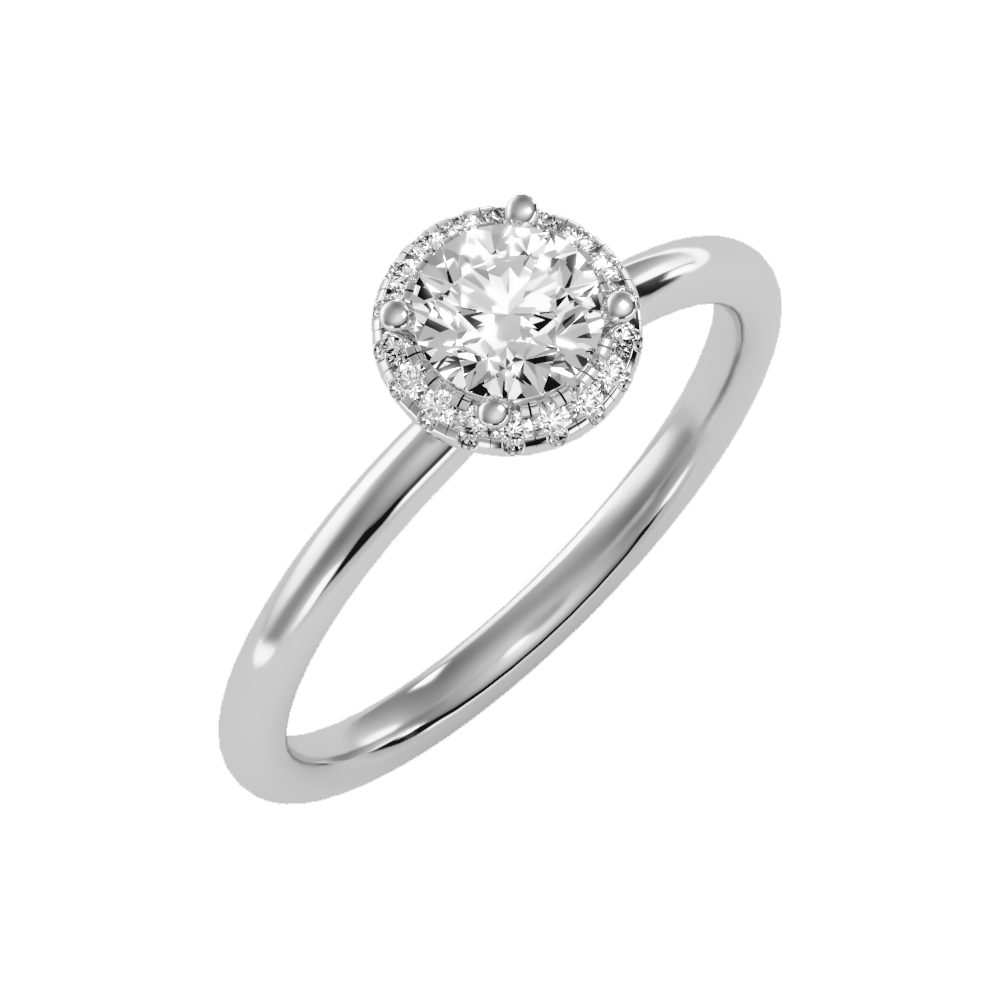 Stylish Solitaire Ring In 925 Sterling Silver - One