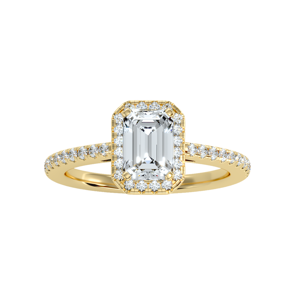 Stylish Strands Single Stone Ring - Ten