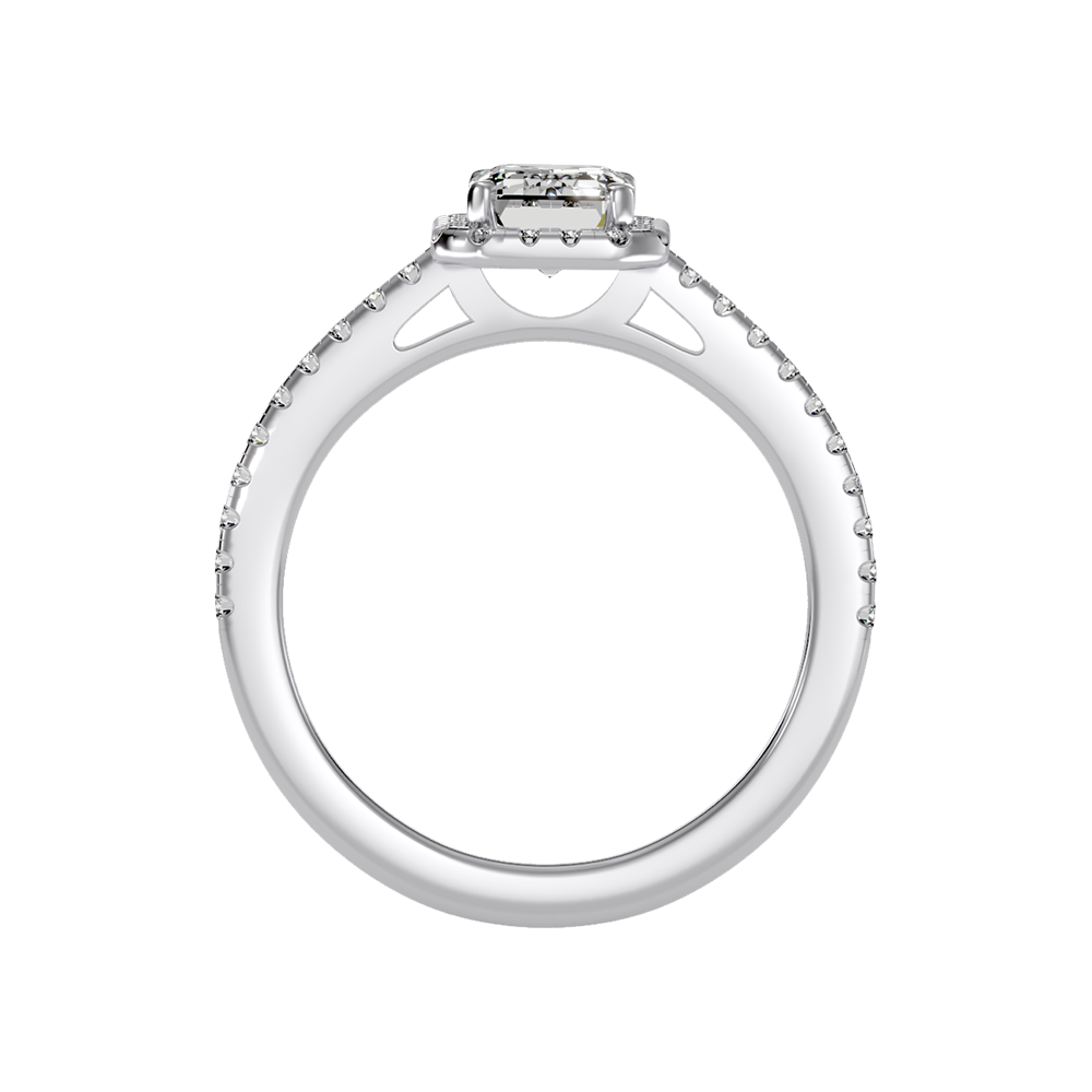 Stylish Strands Single Stone Ring - Two