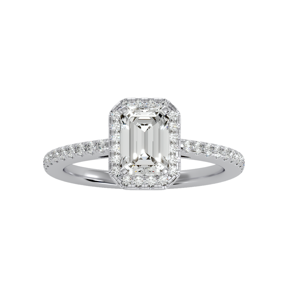 Stylish Strands Single Stone Ring - Three