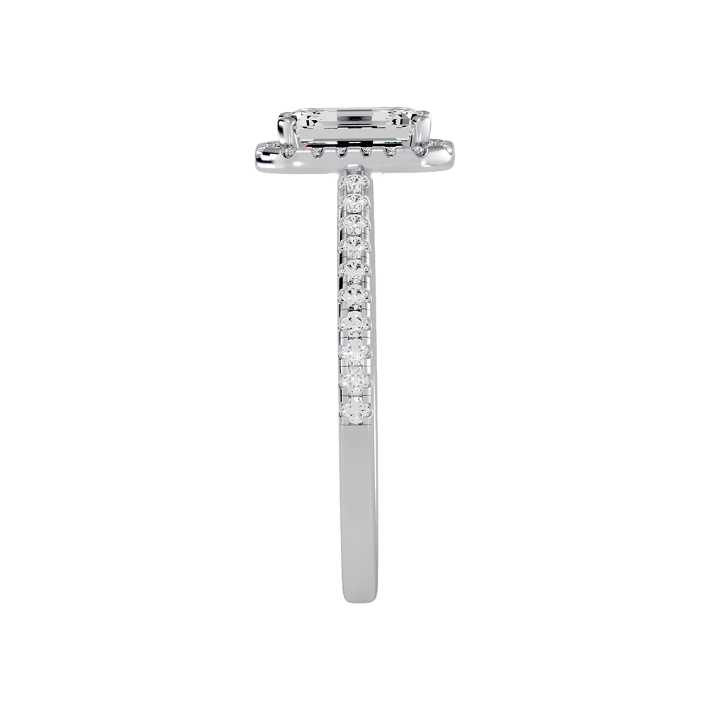 Stylish Strands Single Stone Ring - Four