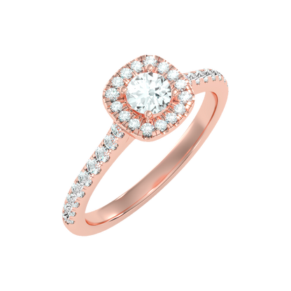 Stylized Solitaire Ring - Five