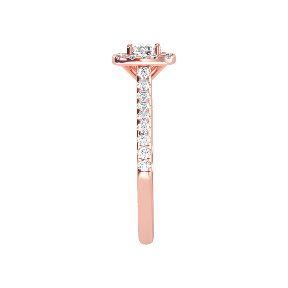 Stylized Solitaire Ring - Eight