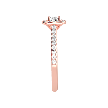 Stylized Solitaire Ring - Eight