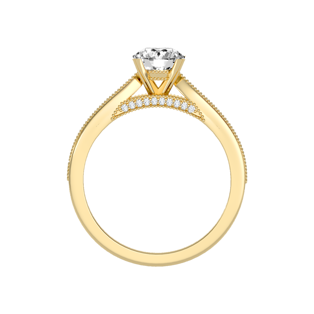 Sublime Solitaire Ring In 925 Sterling Silver - Twelve