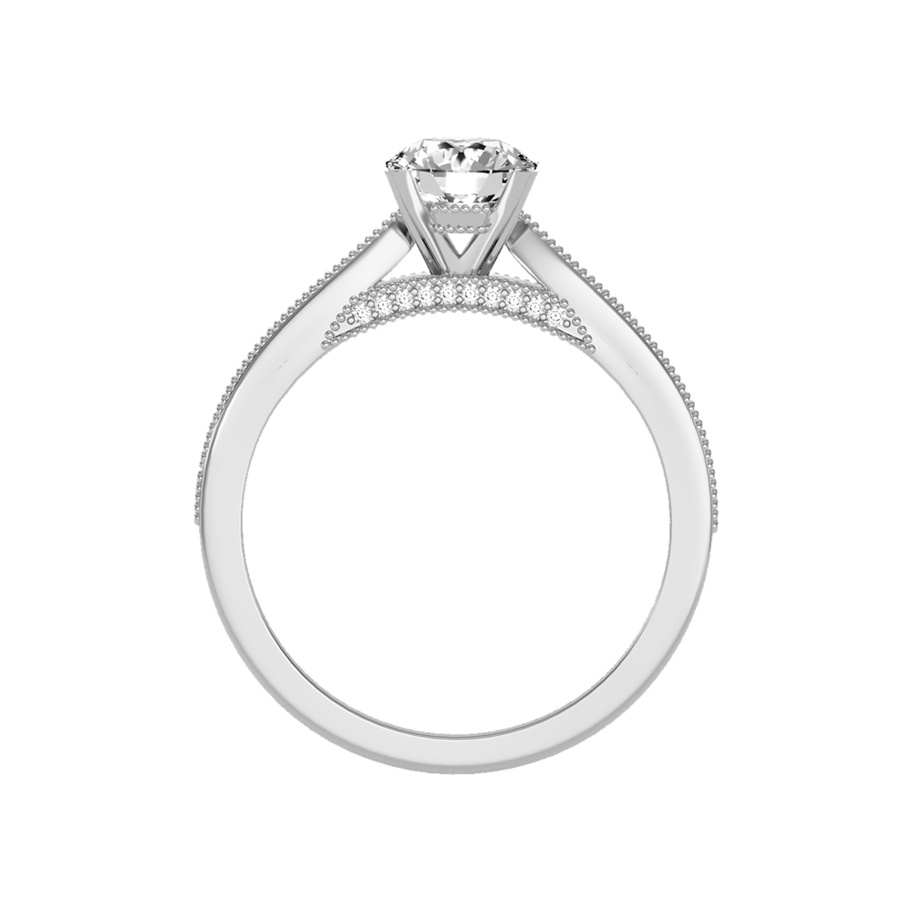 Sublime Solitaire Ring In 925 Sterling Silver - Two