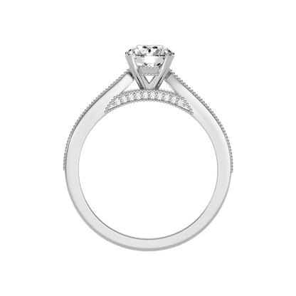 Sublime Solitaire Ring In 925 Sterling Silver - Two