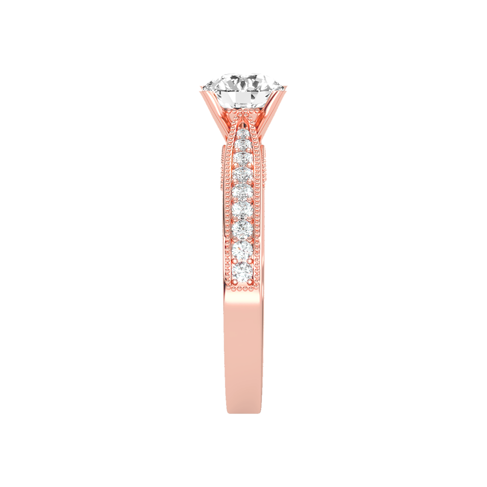 Sublime Solitaire Ring In 925 Sterling Silver - Eight