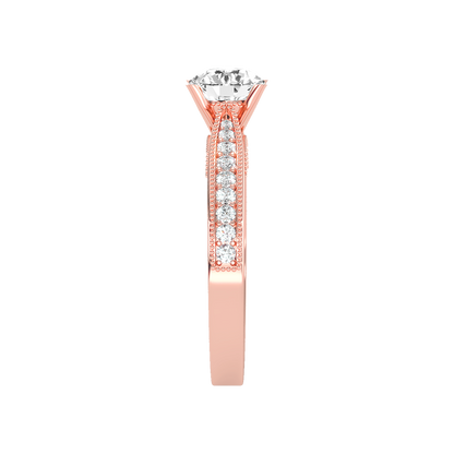 Sublime Solitaire Ring In 925 Sterling Silver - Eight